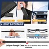 Yiwaeye Ultra-thin Folding Reading Glasses Anti Blue Ray, Lightweight TR90