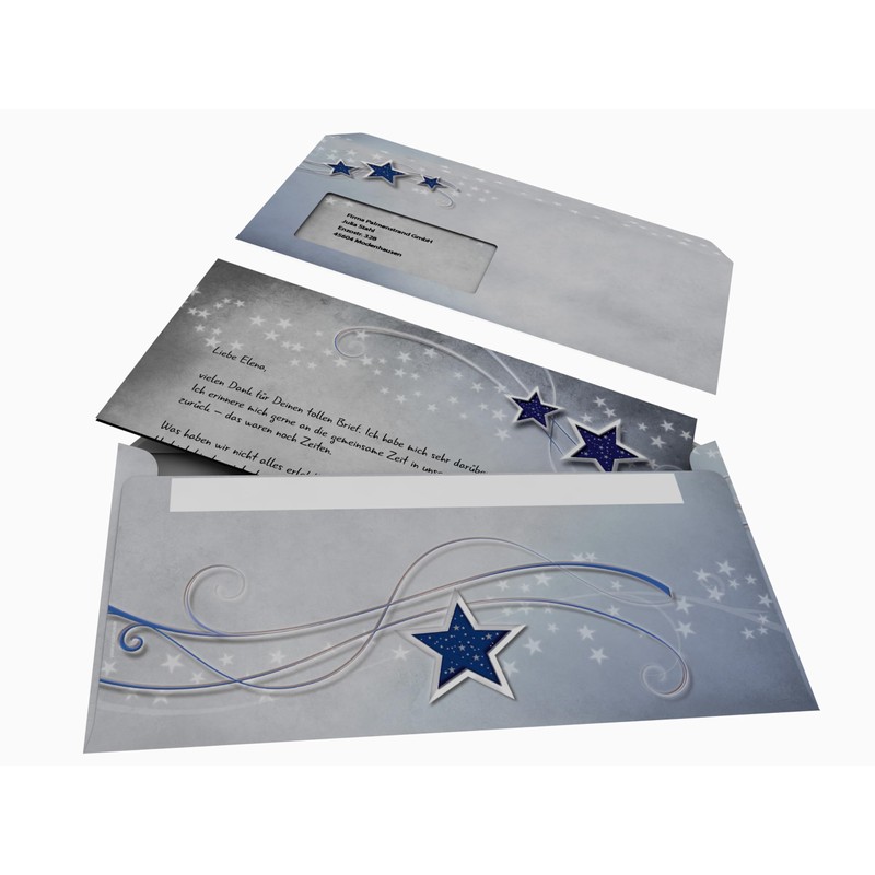 Simply Stars, 20 Sheets) Christmas Letter Paper 100 g/qm +