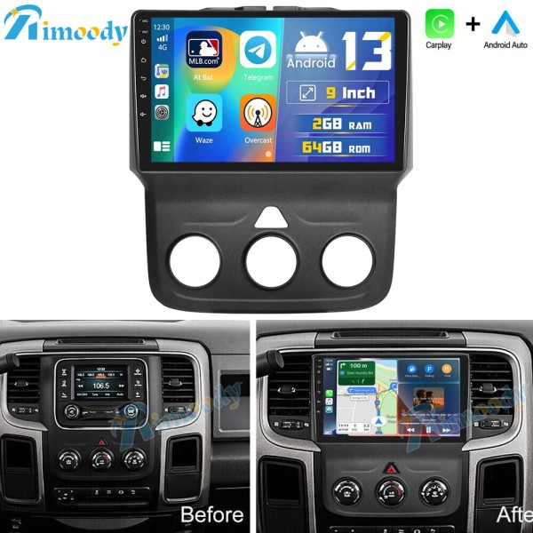 Rimoody For 2014-2018 Dodge Ram 1500 2500 3500 Android 13