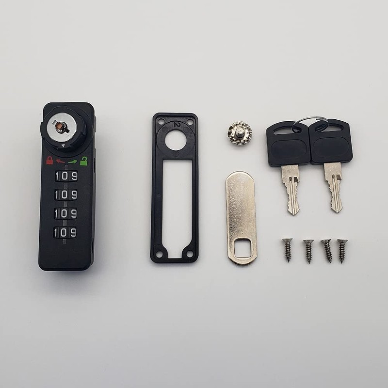 Puyueo 2 Sets Mechanical Code Lock Digital Combination Cabinet Lock
