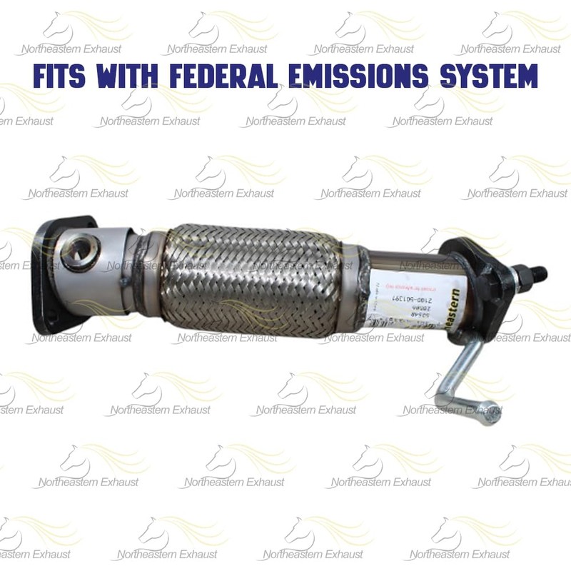 Northeastern Exhaust | Stainless Steel Exhaust Front Flex Pipe Compatible