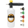 STYDDI Foam Cannon with 1/4" Quick Connector, Adjustable Car Foam