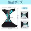 Liroyal Ankle Support, Fixed Ankle Protection, 2-Piece Set, Thin, Foot