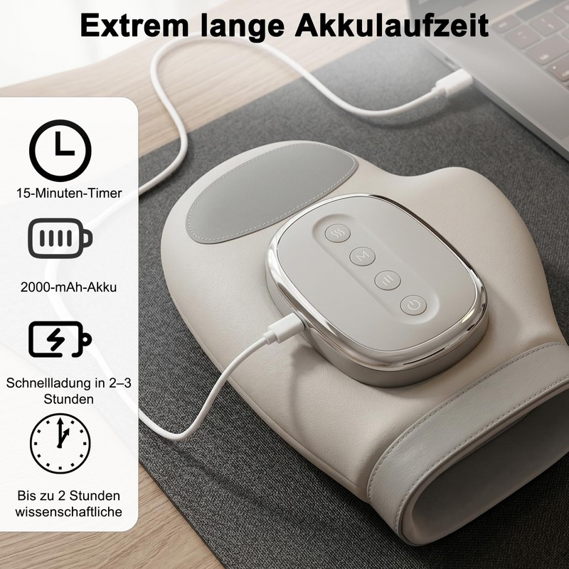 Hand Massager with Heat Function - Wireless Hand Massager, 3