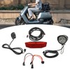 Electric Bicycle Front Rear Light Set Electric Bike Headlight Tail