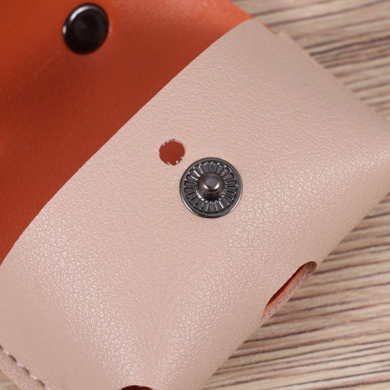 Gatuida 3pcs Simple Imitation Leather Earphone Case for Lightweight and