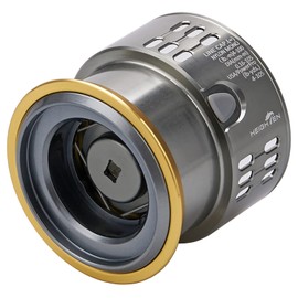 HEIGHTEN Reel Spool Shallow Groove C2000S Replacement Spool Compatible with Stella/Twin Power/Vanquish/Stradic/Vanford/Complex/Soare (V1.0 - Gold & Gunmetal) (238)