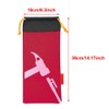 Alomejor Tent Peg Bag Camping Portable Tent Stakes Bag Hammer