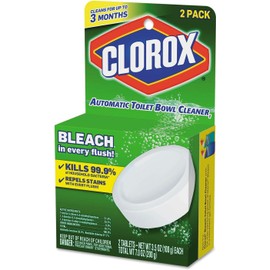 Clorox 30024CT Automatic Toilet Bowl Cleaner 3.5 oz Tablet 2/Pack 6 Packs/Carton