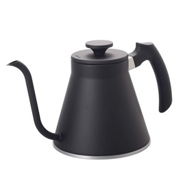 HARIO VKF-120-MB V60 Drip Kettle, Fit, Gas and Induction Compatible, Practical 27.1 fl oz (800 ml), Matte Black, Made in Japan
