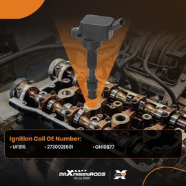 maXpeedingrods UF816 Set of 4 Ignition Coil Pack Fit for Hyundai Elantra Kona Sonata Kia Forte Seltos Soul L4 2.0 2015-2023, Ignition Coil Kit Replaces 273002E601 GN10877
