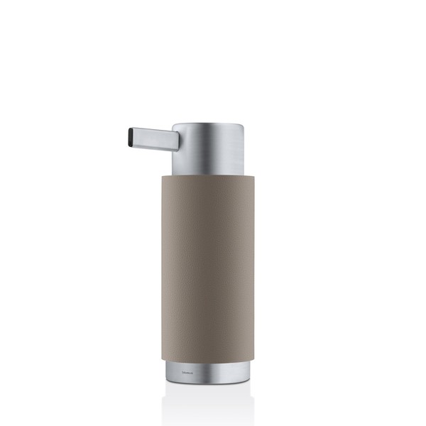 Blomus Soap Dispenser, Taupe, Stainless-Steel, H 17 cm, B 7,5 cm, Ø 6cm, V 150 ml