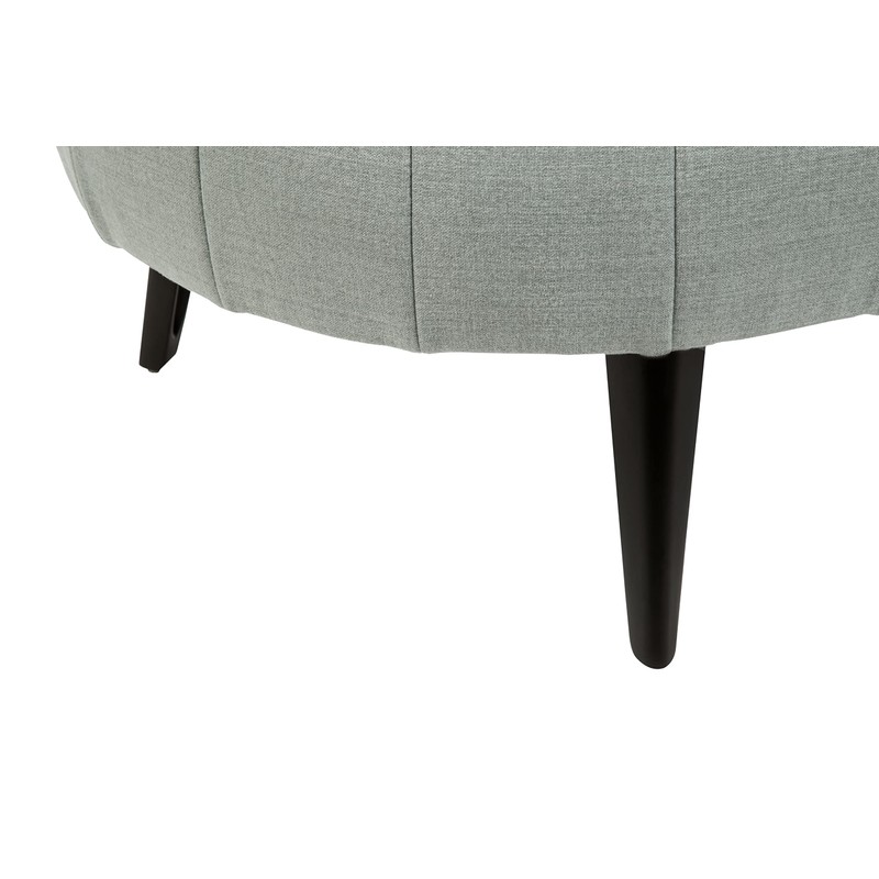 Signature Design by Ashley Hollyann Mid-Century Modern Oversized Ottoman, Gray