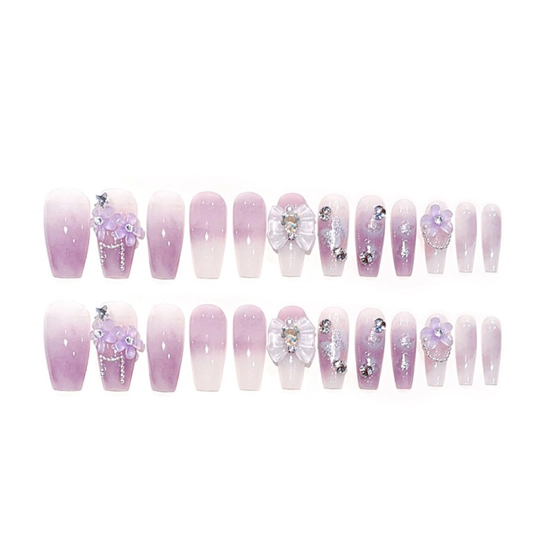 XUZOO Nail Tips, False Nails, Cute, Stylish, Popular, Simple, Bridal