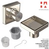 Hydroware Shower Drain - Stainless Steel Square Shape Shower Floor