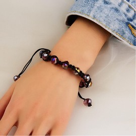 MIFYNN Gold Bow Bracelet for Women Gold Beaded Bracelets Stretch Bead Ball Bracelets Pearl Stackable Bracelets Adjustable Gold Jewelry for Women