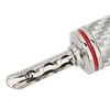 4pcs BFA Banana Plug Brass White Carbon Fiber Shell Speaker