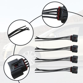 Ignition Coil Female Plug Connector Harness Fit for Toyota RAV4 Hybrid SE Sport Utility 4-Door 2.5L 2494CC 152Cu. In. l4 FULL HYBRID EV-GAS (FHEV) DOHC Naturally Aspirated 2017 Upgraded Replacement