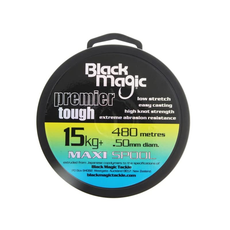 Black Magic Premier Tough Monofilament Line 15kg 480m