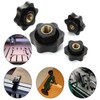 Boxonly 1pcs M6 Star Knobs Nuts for Mechanical Devices Electronic