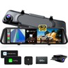 2.5K Mirror Dash Cam with Carplay Mirror & Android Auto,