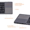 Mcbazel Faltbare Tastatur Bluetooth 5.0 mit Touchpad, Tragbare Kabellose Tastatur