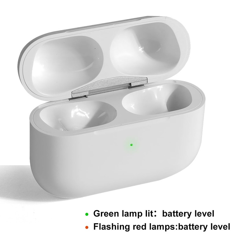 Replacement Charging Case for AirPods Pro 1st/2nd Generation, Wireless Charging