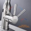 Touchless Kitchen Faucet,KEER Smart Motion Sensor Hands Free Single Handle