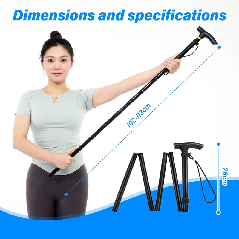 Foldable Shoulder Wand for Physical Therapy & Rotator Cuff Rehab