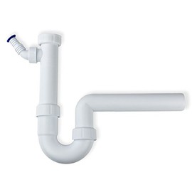 HAAS 2915 Drain Fitting Sink Siphon Sink Siphon 1 1/2 Inch x DN 50 mm Siphon Tube Siphon Tube Siphon Odour Trap