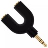 Mercader Digital 3 Pz Divisor Splitter Audio 3.5mm Doble Auxiliar