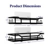 Kitsure Shower Caddy - 2 Pack, No Drilling Shower Organizer