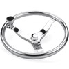 Stainless Steel Boat Steering Wheel 3 Spoke 13-1/2" Dia, with