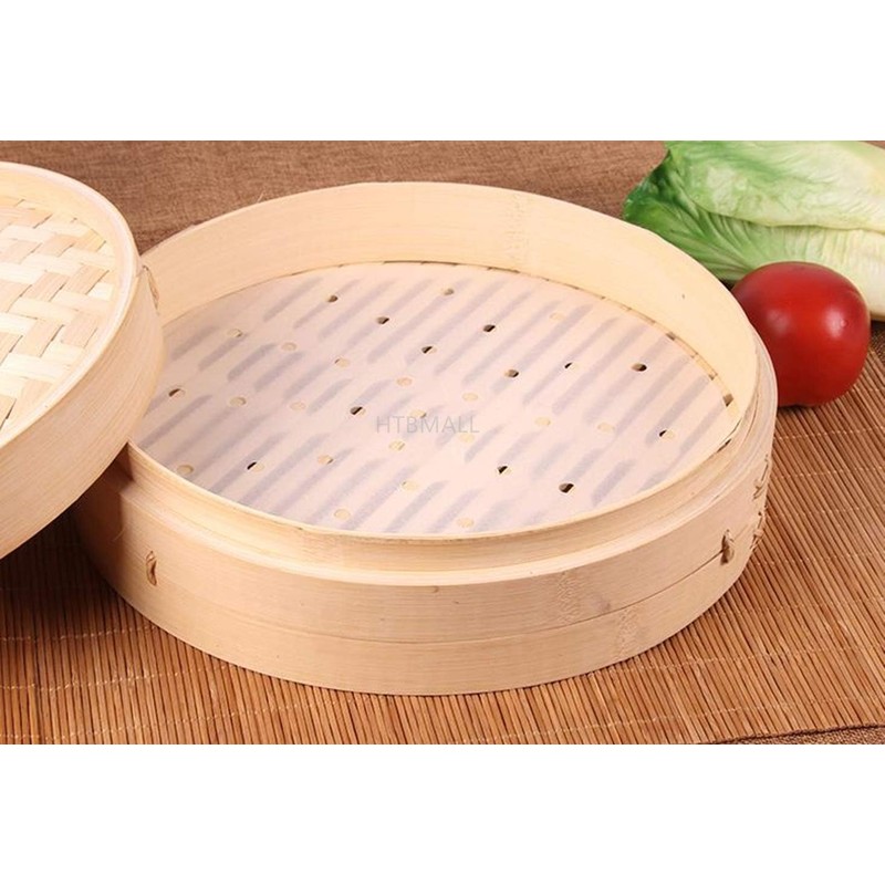 100pcs Air Fryer Liners, 10 inches Bamboo Steamer Liners, Premium