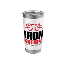 IRON SHERPA Tri Sherpa Triathlon Apparel - Haul Cheer Beer Stainless Steel Insulated Tumbler