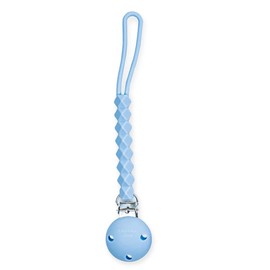 Kids Heroes Porta Chupon para Bebe de Silicona Suave y Segura con Clip Sujetador para Mantener los Chupones Limpios