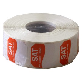 DayMark Day of The Week 1" x 1" Removable Label, SAT (Roll of 1,000)