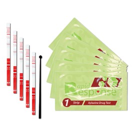 Rapid Response 2.0 Xylazine Test Strips-5 Pack – Detects Xylazine in Liquid & Powder Including Cocaine – Fast, Accurate, and Easy to Use, Harm Reduction & Overdose Prevention