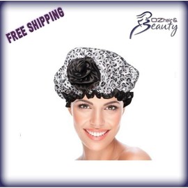 BeautyPRO Cheetah Shower Cap Bathing Aussie Seller