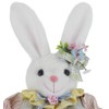 19" Whimsical Wreath Easter Bunny Rabbit Pastel Spring Collectible Home