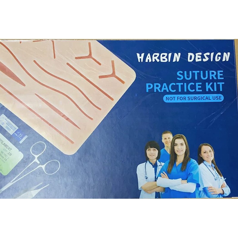 HB Design Complete Suture Training Kit(30 Pieces),Include 3rd Generation Suture