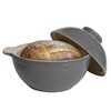 Sassafras Superstone Bread Dome with Grey Exterior Glaze and Glazed