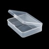 AIMALL 11.5cm Transparent PP Plastic Rectangular Storage Box, Small Parts