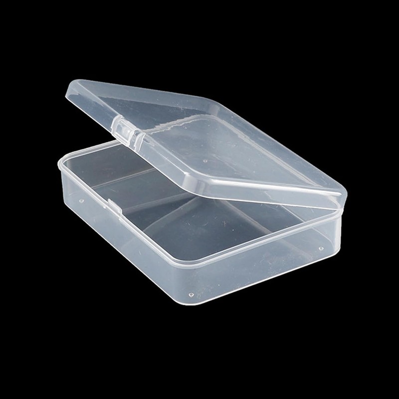 AIMALL 11.5cm Transparent PP Plastic Rectangular Storage Box, Small Parts