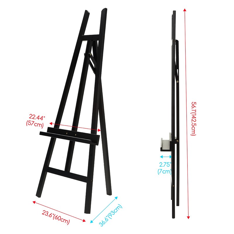 MEEDEN Display Easel Stand for Sign: Adjustable Wooden Stands for