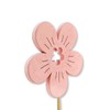 DARO DEKO Wooden Flower Stake Pink Flower Stake 7 x