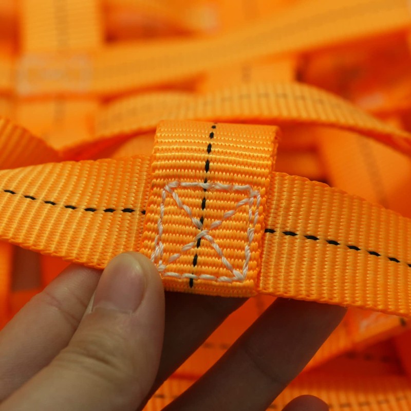 Zhuge Safety Lifting Net Straps, Flat Nylon Sling Hoisting Net,