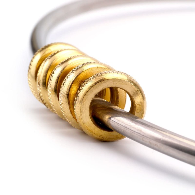 Spin Gear Chatter Ring, Stainless Steel Brass