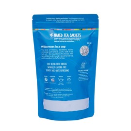 Two Leaves and a Bud Alpine Berry - 50 Naked Tea Sachets, Naturally Caffeine Free, Whole Leaf Herbal Tea in Eco-Friendly Unwrapped Compostable Sachets, Resealable Bag, 50 Count (Pack of 1)