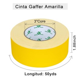 BOMEI PACK Cinta Gaffer (Amarillo)